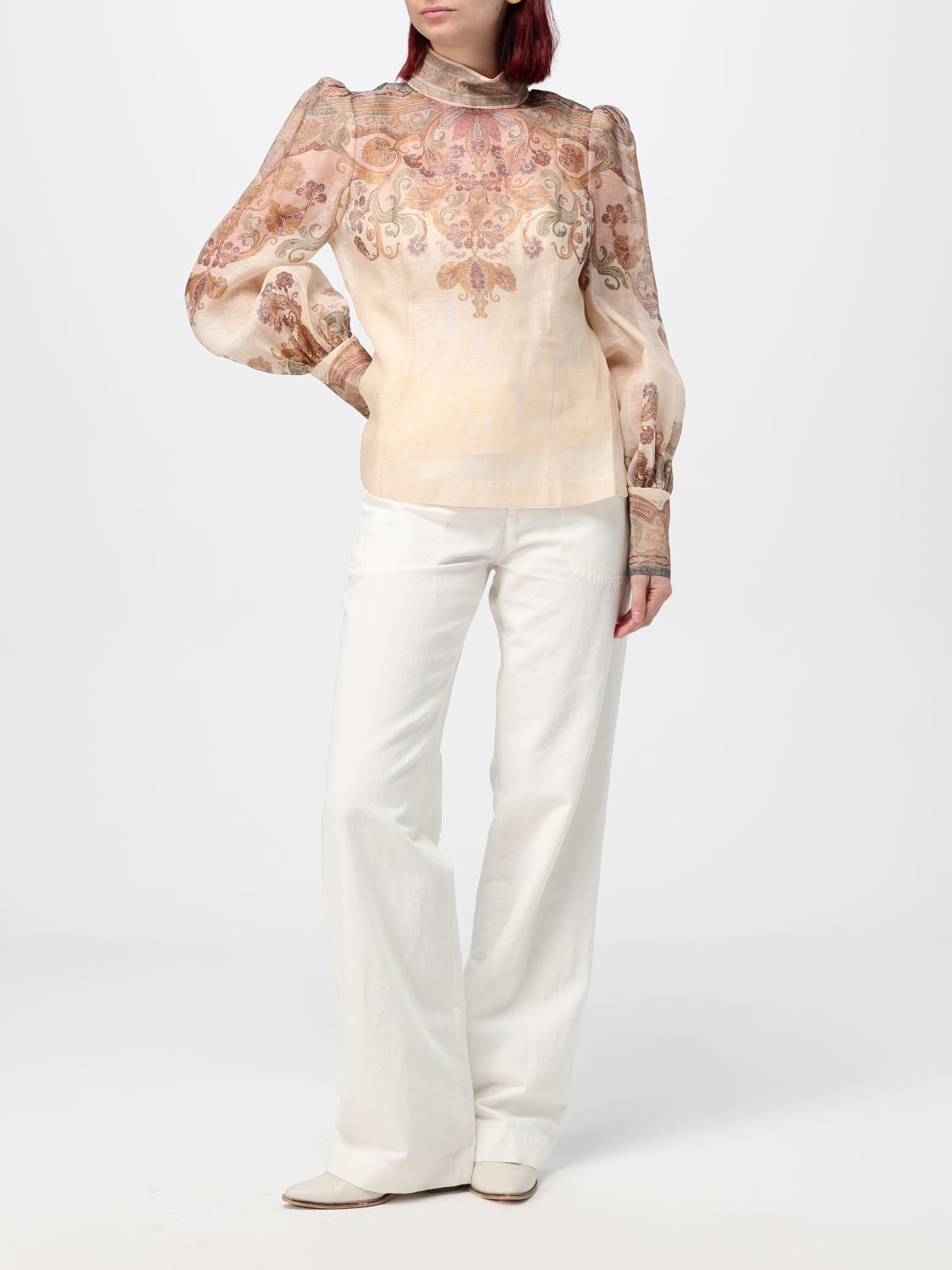 ZIMMERMANN TOP: Top woman Zimmermann, Yellow Cream - Img 2