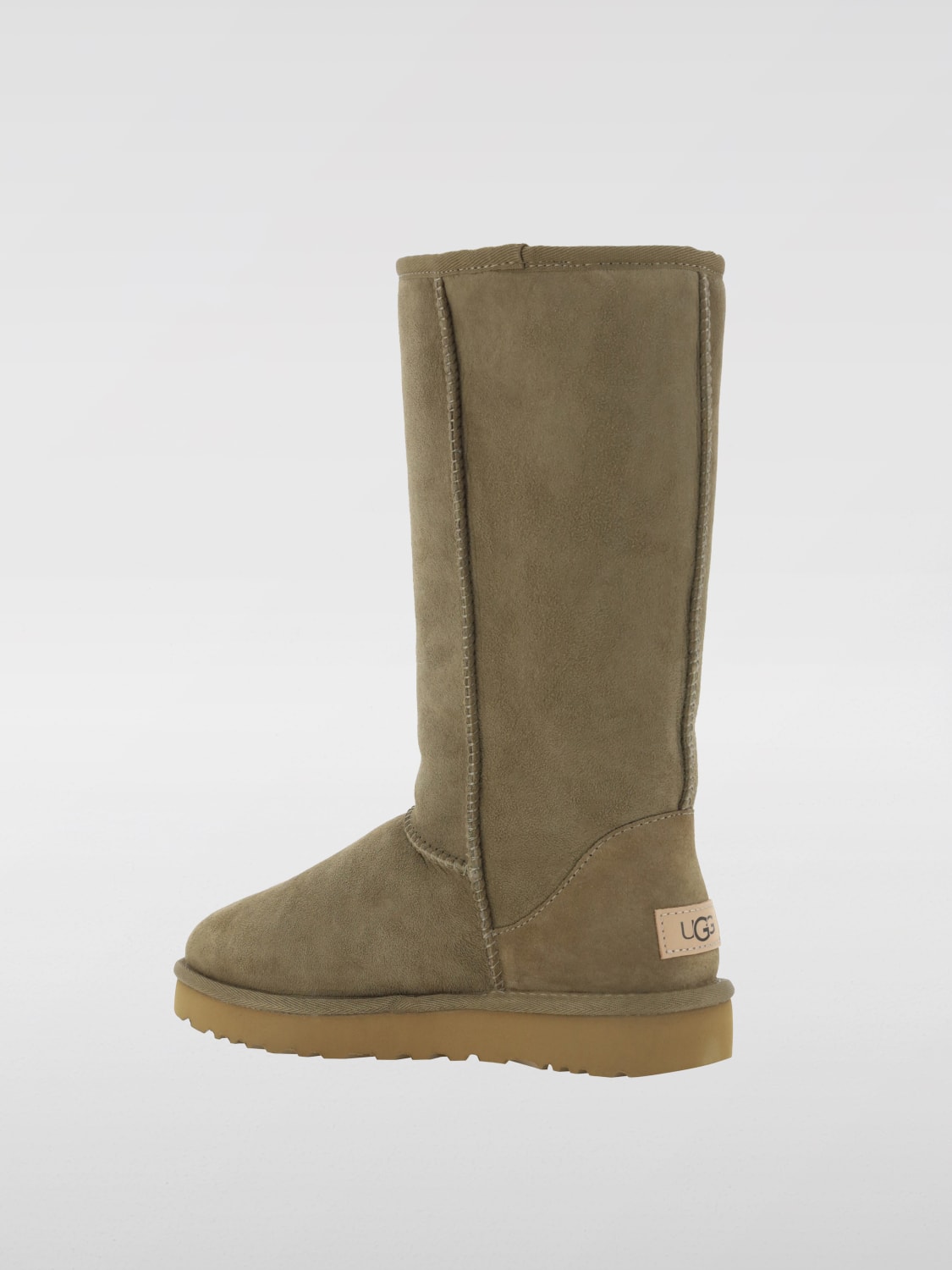 UGG BOOTS: Flat ankle boots woman UGG, Brown - Img 3