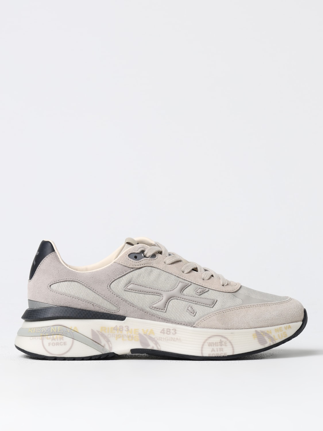 Giglio Sneakers Moerun Premiata in camoscio e mesh