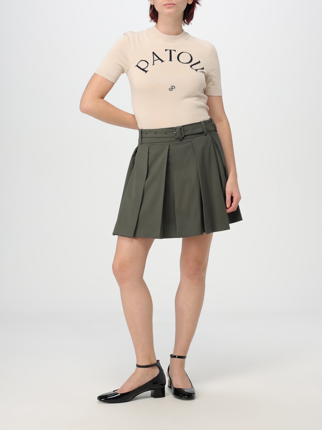 PATOU T-SHIRT: T-shirt woman Patou, Beige - Img 2