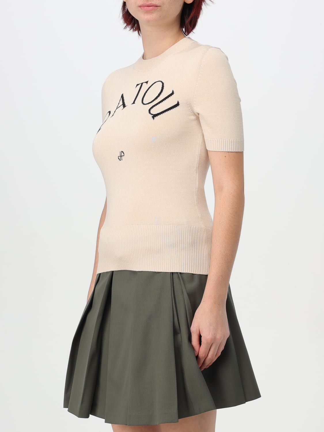 PATOU T-SHIRT: T-shirt woman Patou, Beige - Img 4