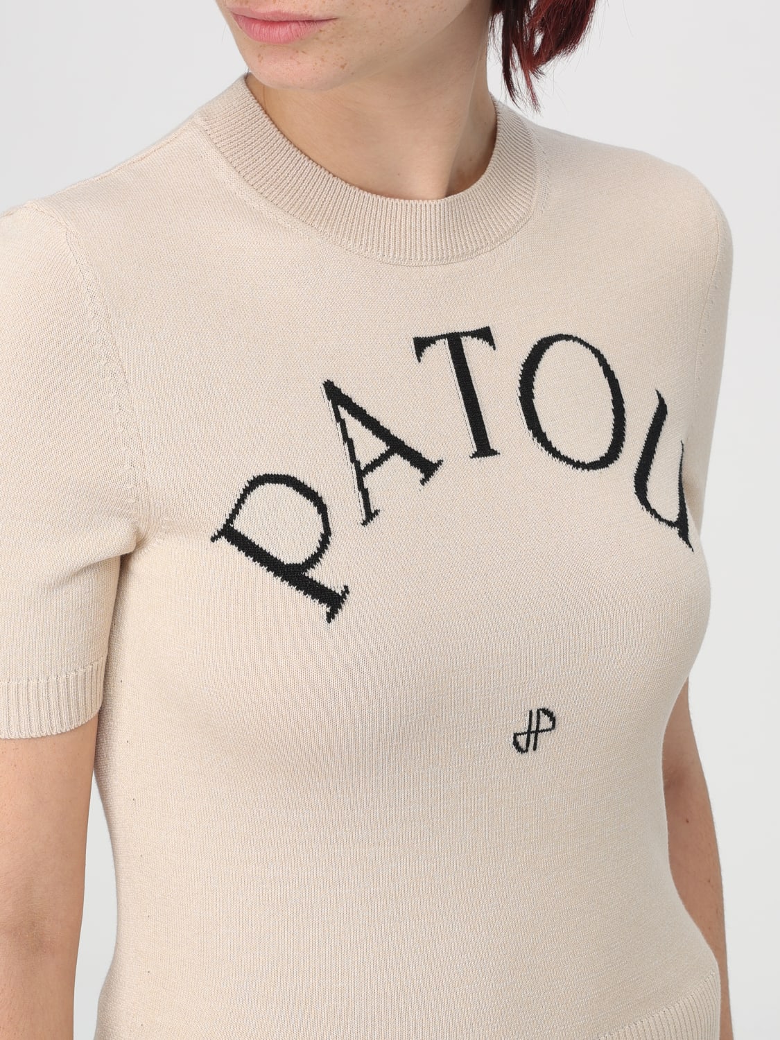 PATOU T-SHIRT: T-shirt woman Patou, Beige - Img 5