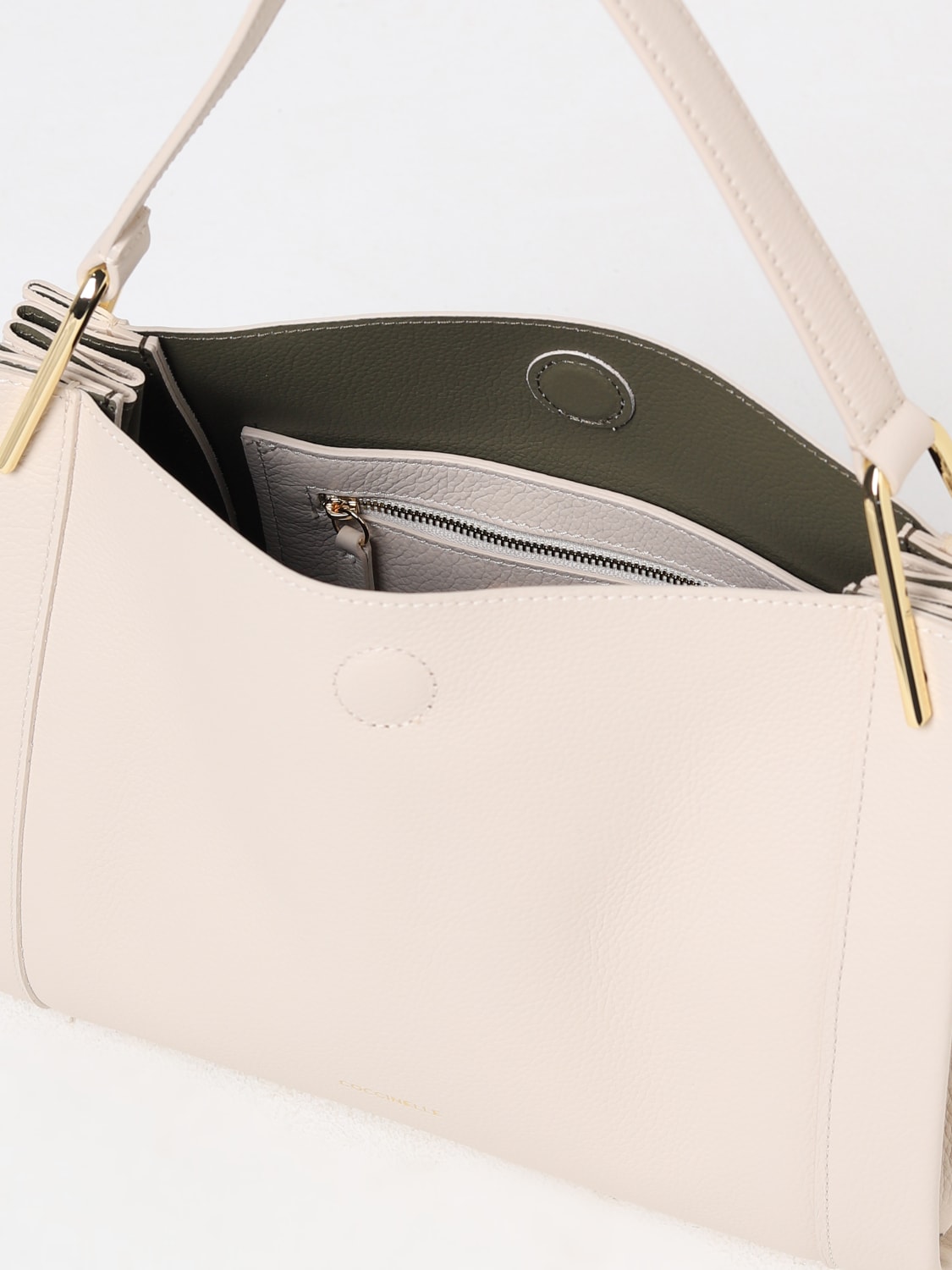 COCCINELLE SHOULDER BAG: Handbag woman Coccinelle, White - Img 3