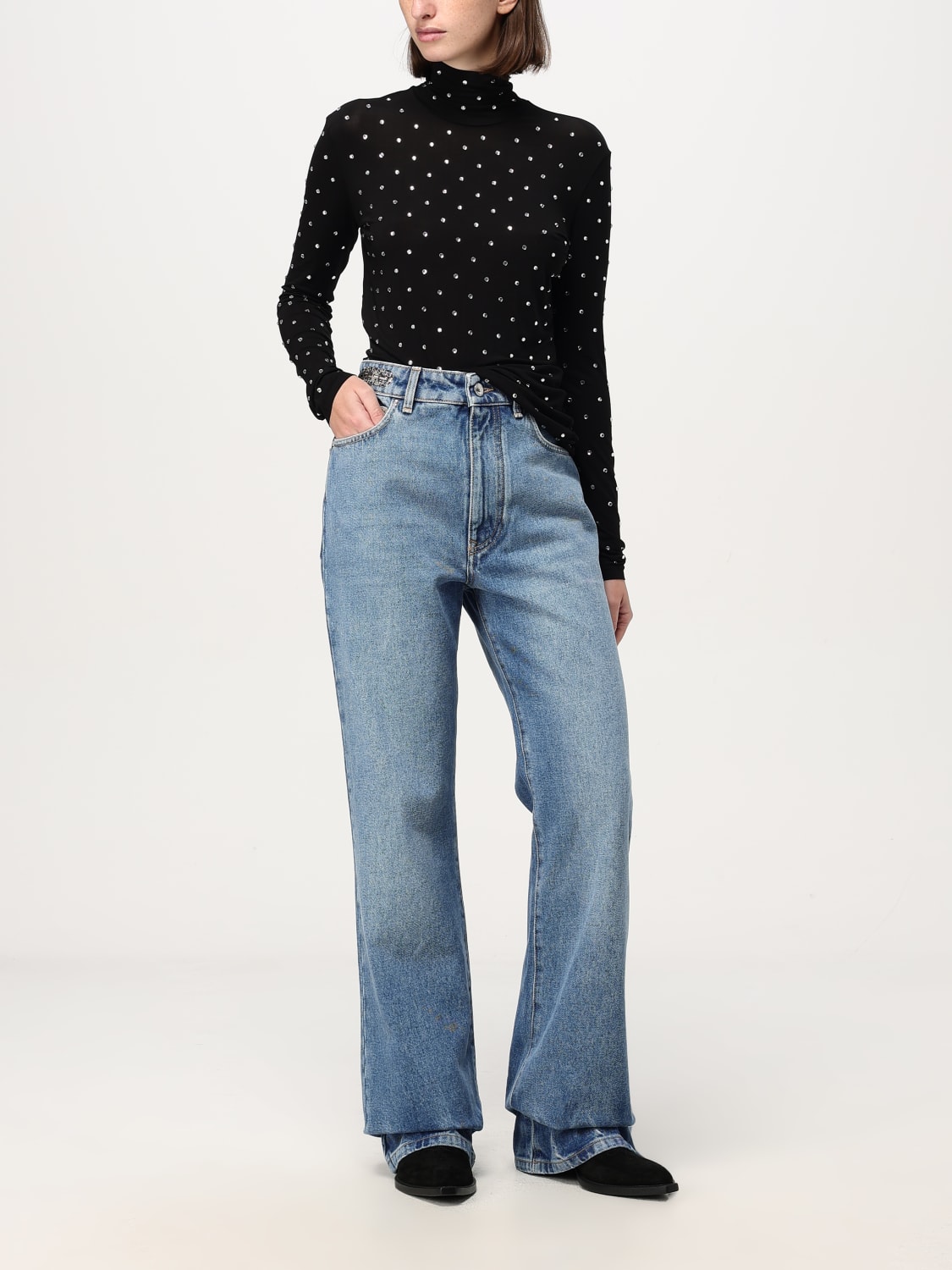 RABANNE JEANS: Hose damen Rabanne, Blau - Img 2