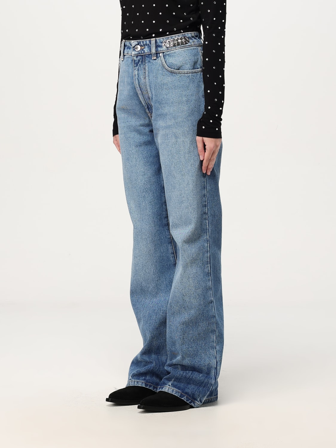 RABANNE JEANS: Hose damen Rabanne, Blau - Img 4