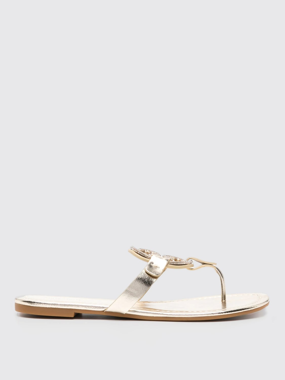 Giglio Sandalo Tory Burch in pelle laminata