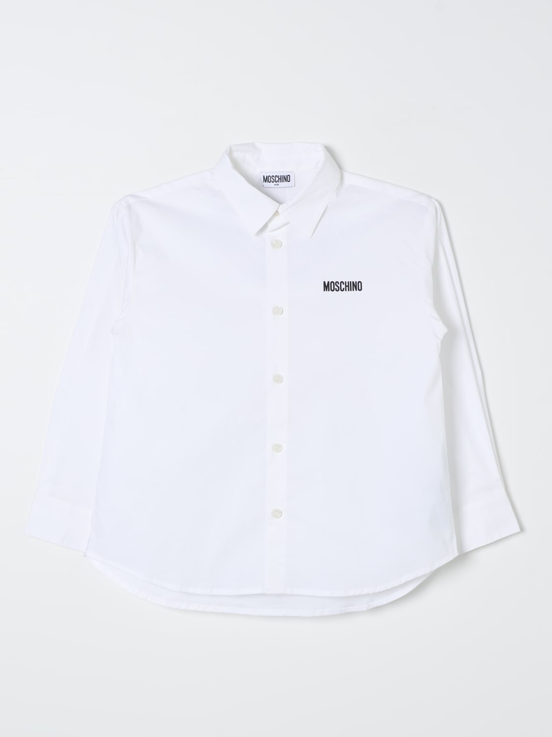 MOSCHINO SHIRT: Shirt kids Moschino, White - Img 1