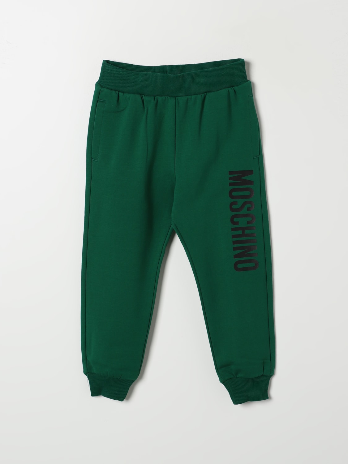 MOSCHINO PANTS: Pants kids Moschino, Green - Img 1