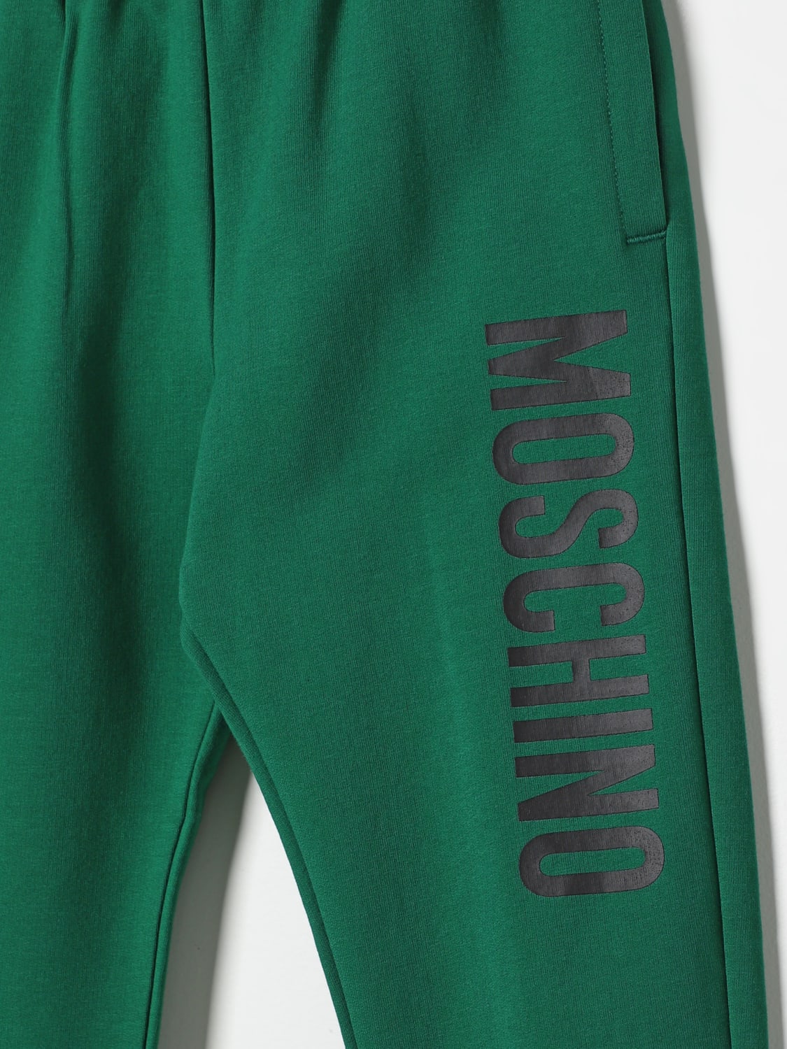 MOSCHINO PANTS: Pants kids Moschino, Green - Img 3