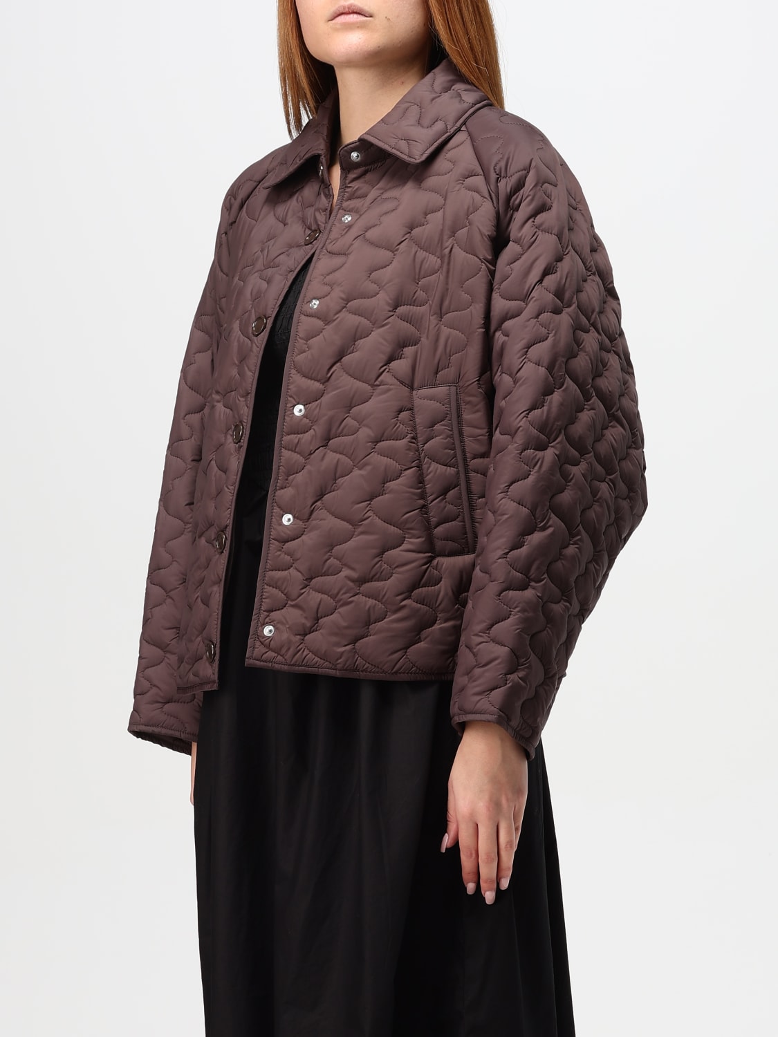 PINKO JACKET: Coat woman Pinko, Brown - Img 3