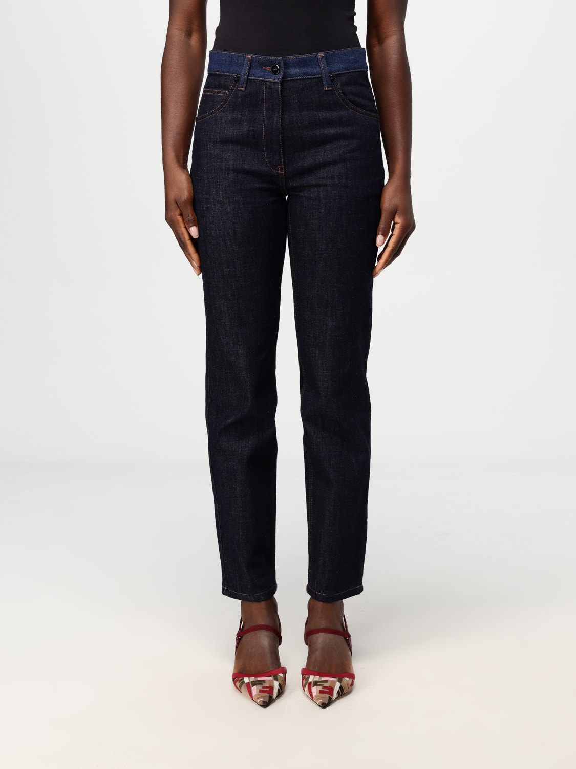 FENDI JEANS: Jeans damen Fendi, Denim - Img 1