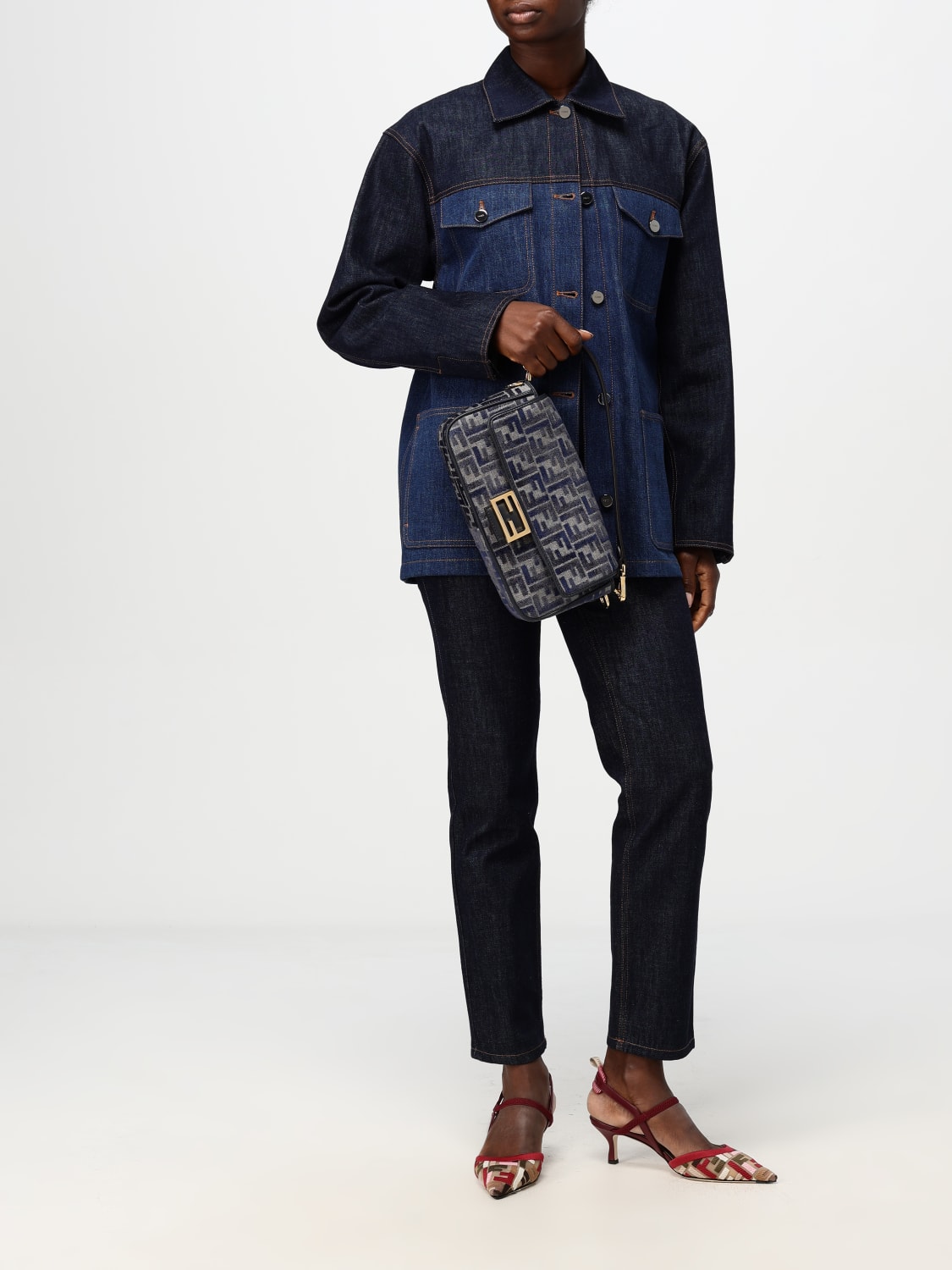 FENDI JEANS: Jeans damen Fendi, Denim - Img 2