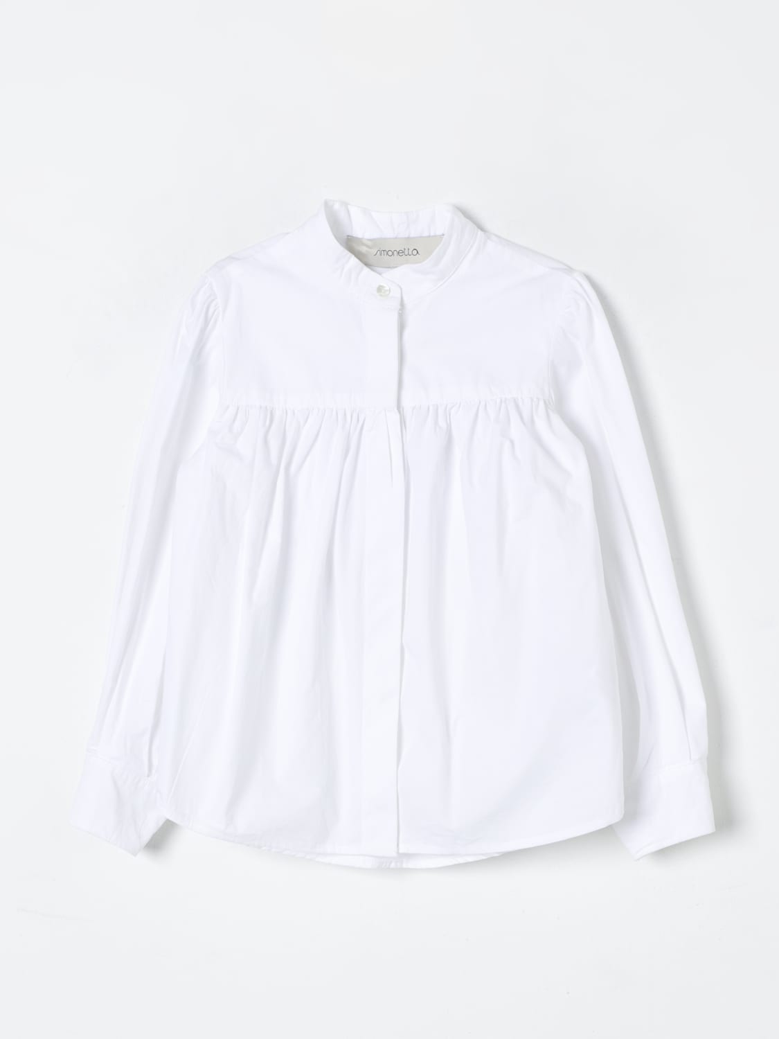 SIMONETTA SHIRT: Shirt kids Simonetta, White - Img 1