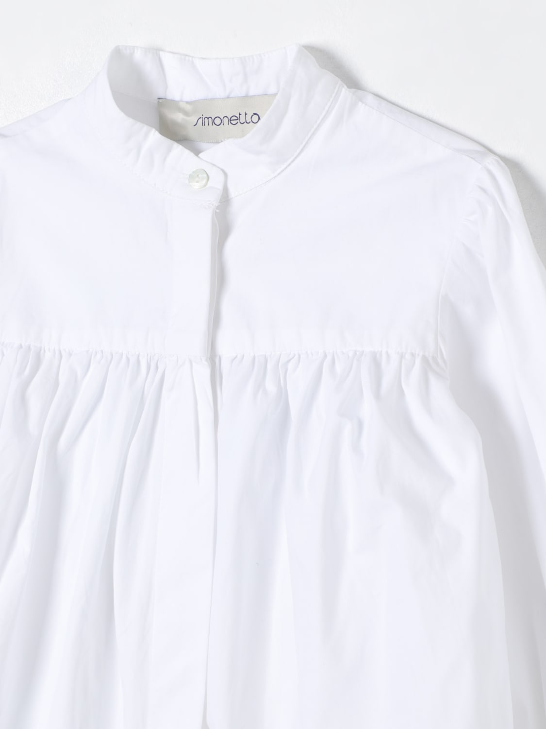 SIMONETTA SHIRT: Shirt kids Simonetta, White - Img 3