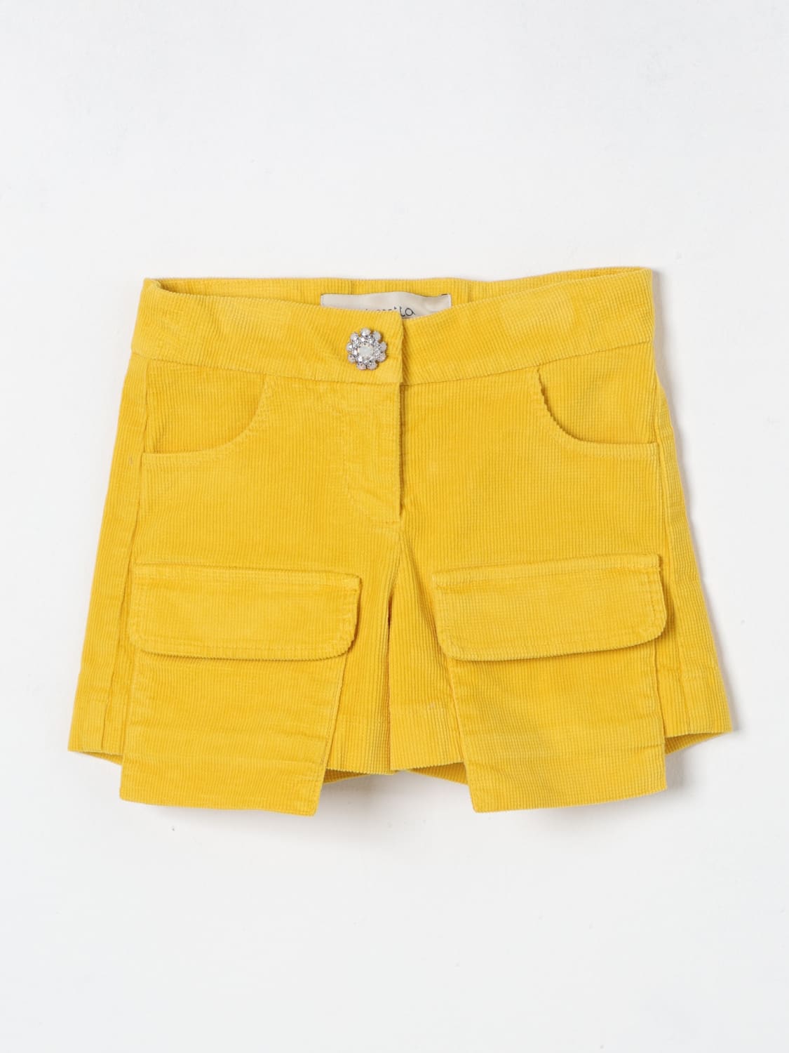 SIMONETTA SHORT: Simonetta girls' shorts, Yellow - Img 1