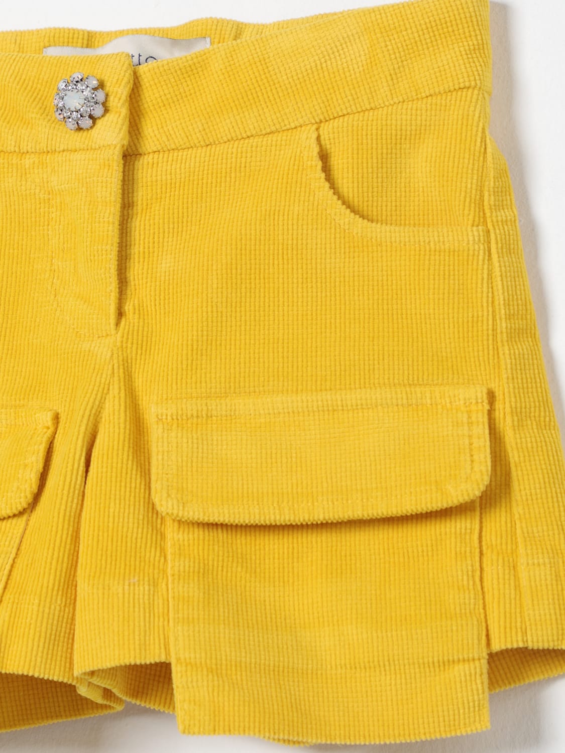 SIMONETTA SHORT: Simonetta girls' shorts, Yellow - Img 3