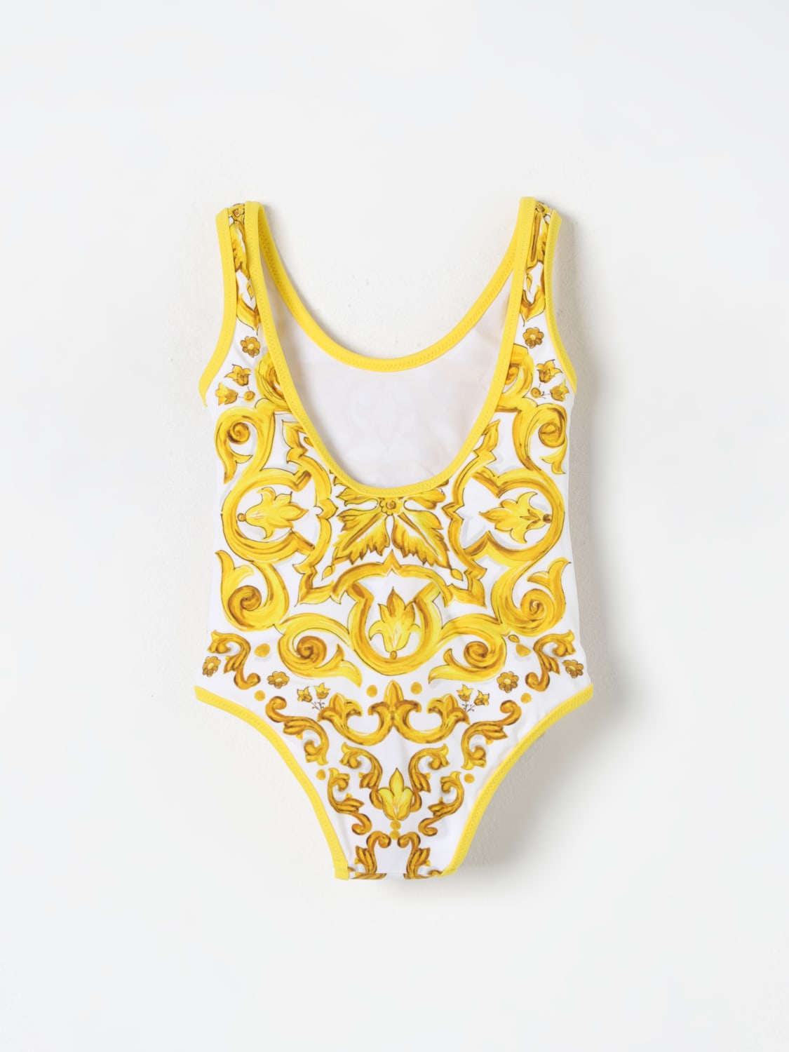 DOLCE & GABBANA SWIMSUIT: Swimsuit kids Dolce & Gabbana, Yellow - Img 2