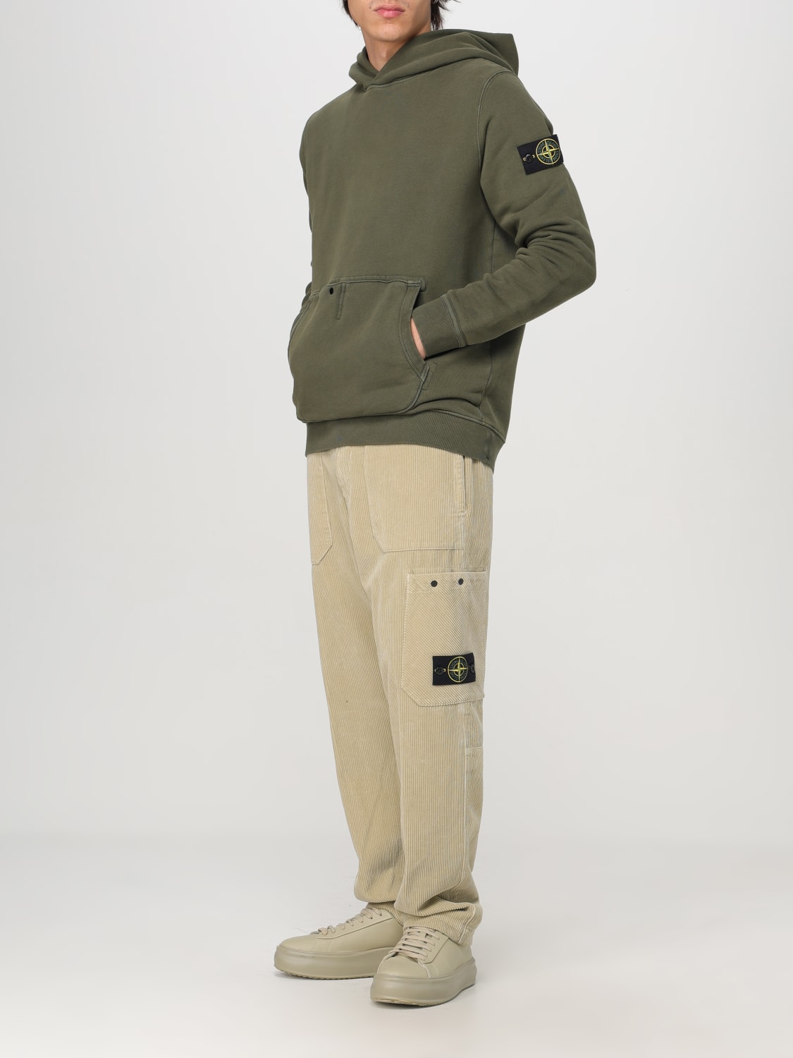 STONE ISLAND SUDADERA: Sudadera hombre Stone Island, Musgo - Img 2