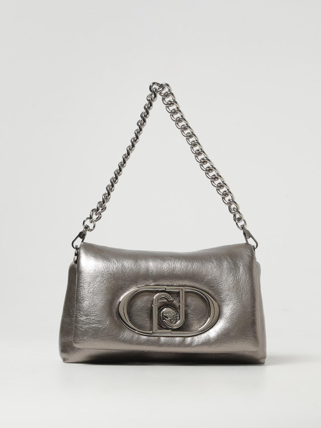 LIU JO SHOULDER BAG: Crossbody bags woman Liu Jo, Silver - Img 1