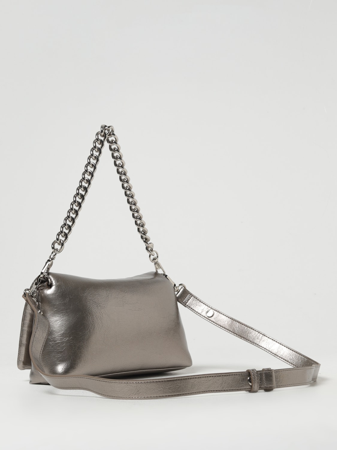 LIU JO SHOULDER BAG: Crossbody bags woman Liu Jo, Silver - Img 2