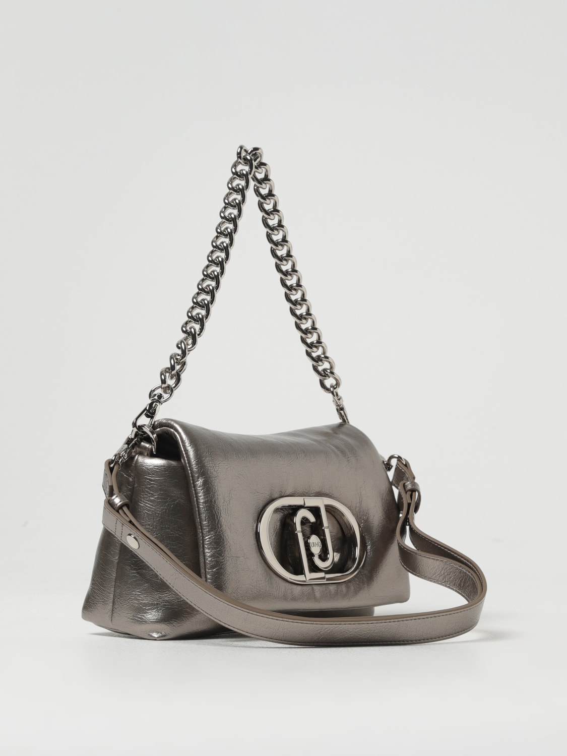 LIU JO SHOULDER BAG: Crossbody bags woman Liu Jo, Silver - Img 3