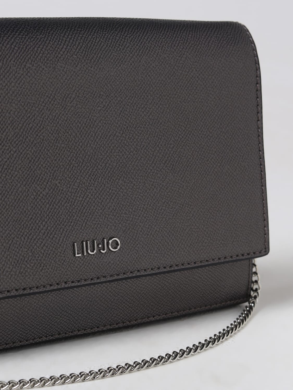 LIU JO MINI BAG: Crossbody bags woman Liu Jo, Grey - Img 3