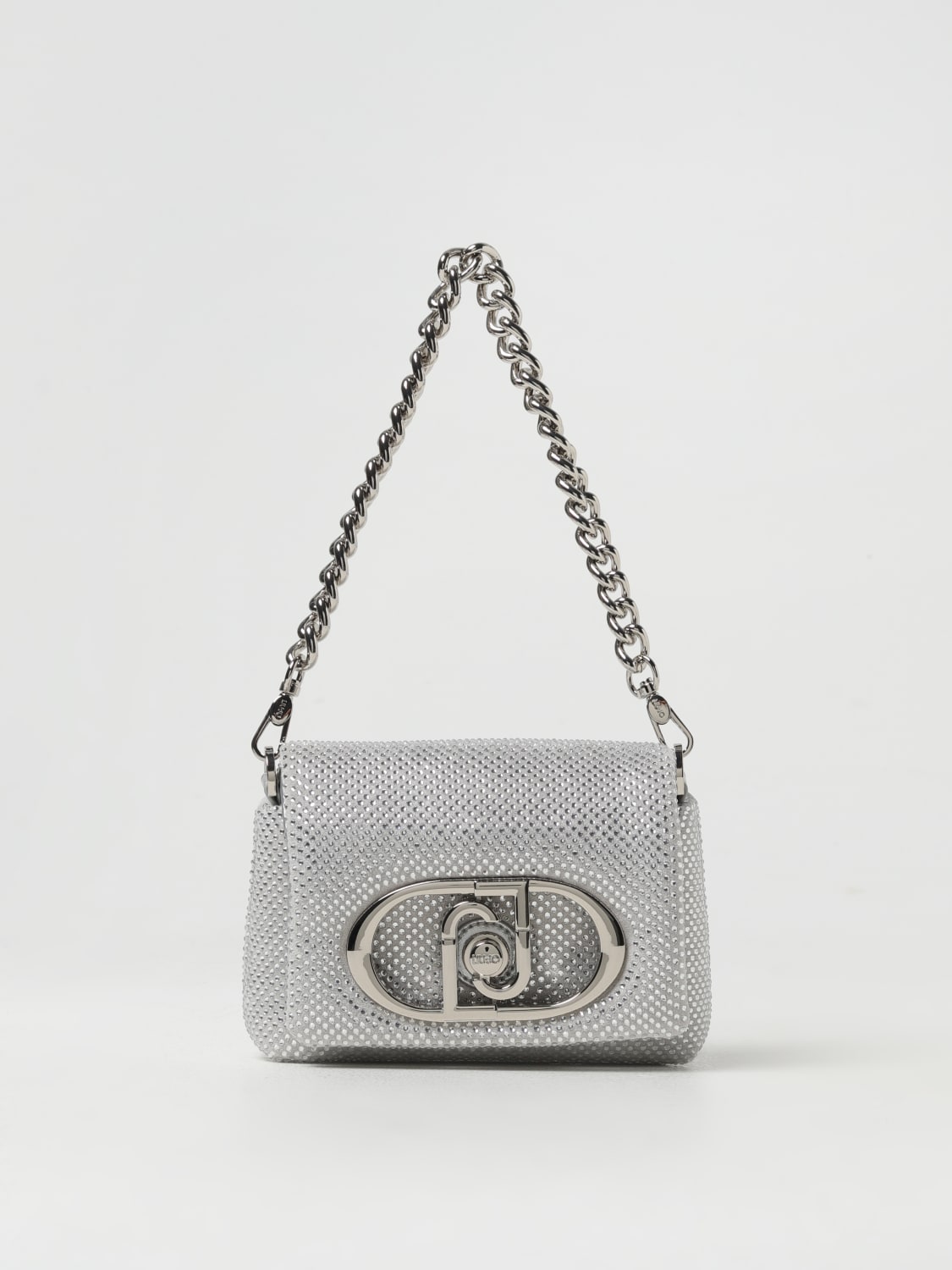 LIU JO MINI BAG: Crossbody bags woman Liu Jo, Silver - Img 1