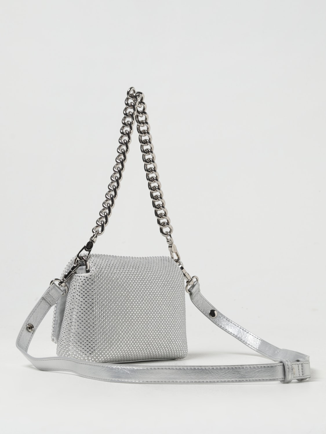 LIU JO MINI BAG: Crossbody bags woman Liu Jo, Silver - Img 2