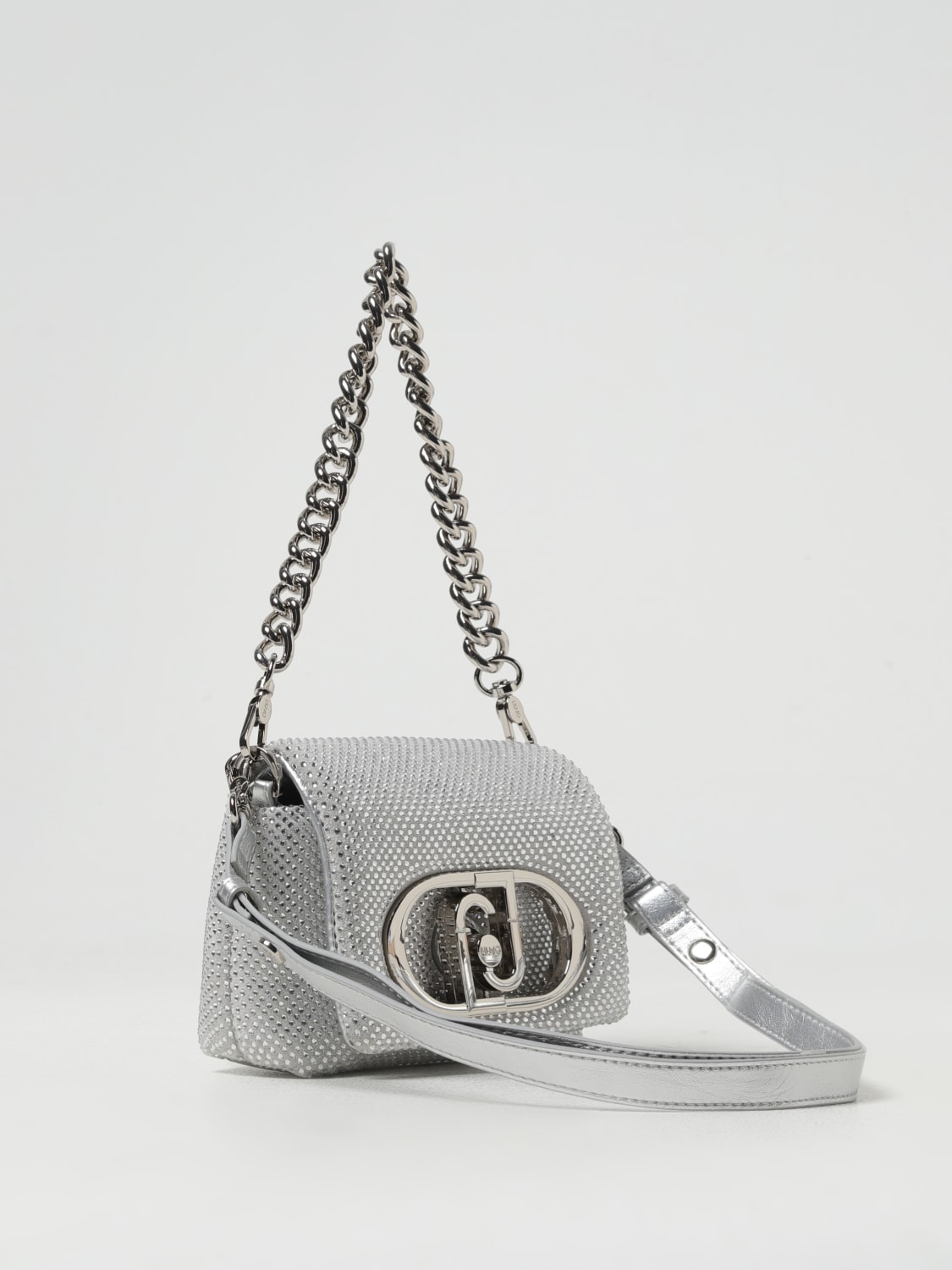 LIU JO MINI BAG: Crossbody bags woman Liu Jo, Silver - Img 3