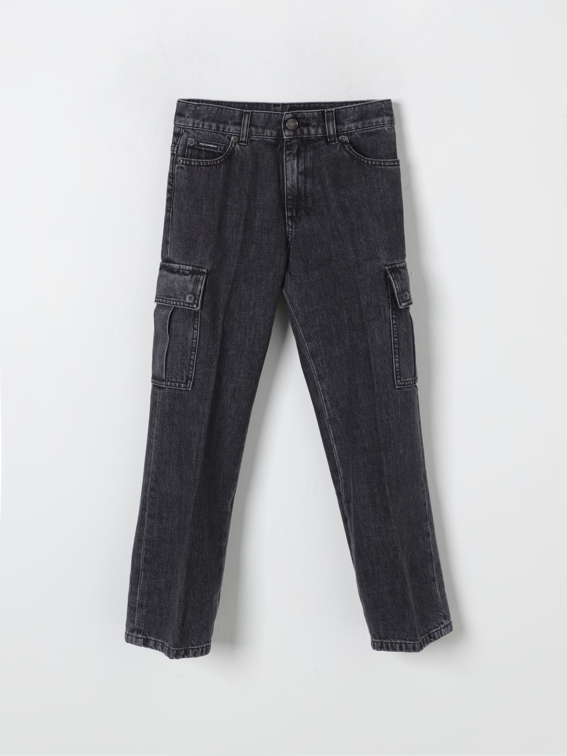 DOLCE & GABBANA JEANS: Jeans kinder Dolce & Gabbana, Schwarz - Img 1