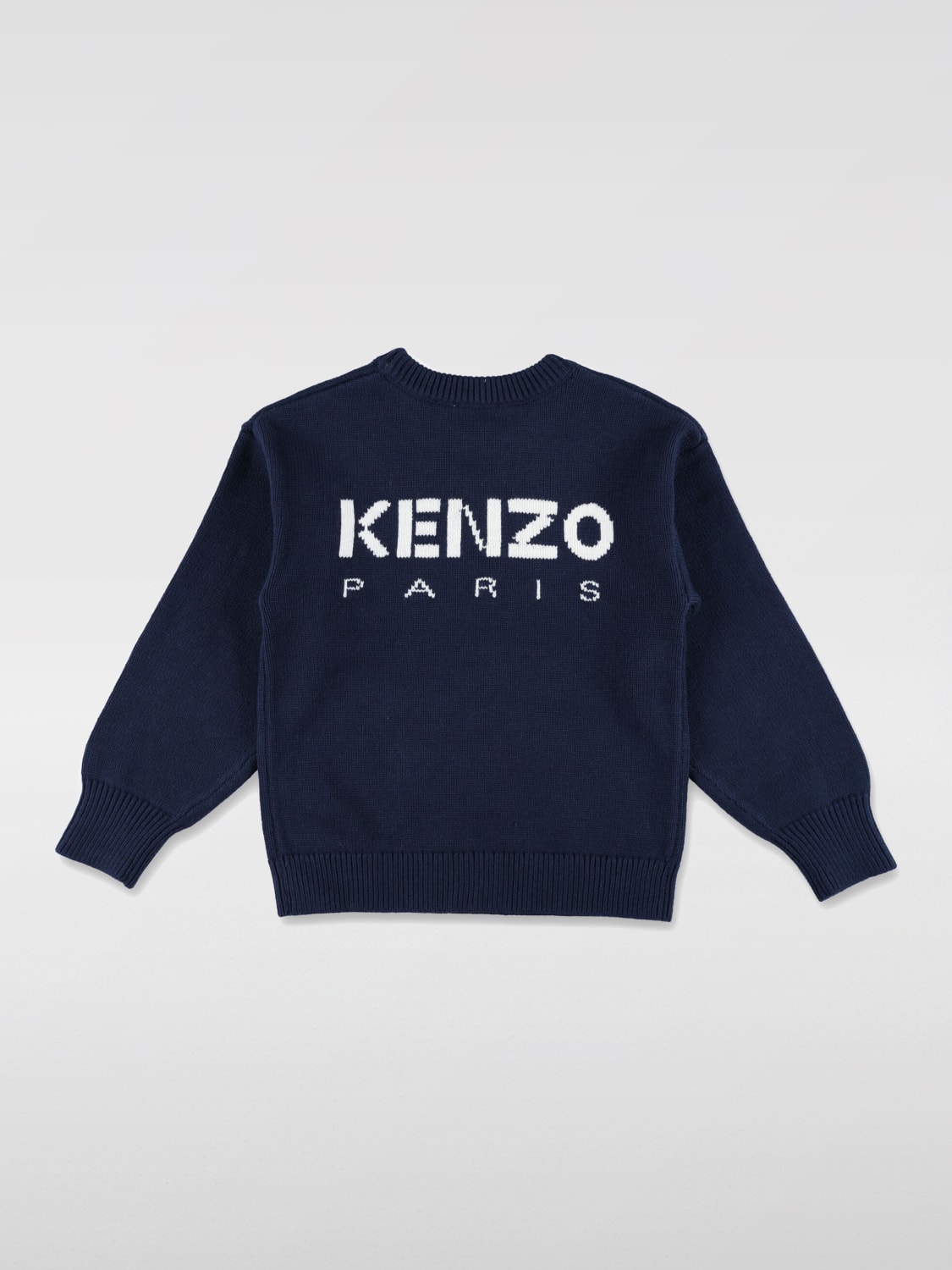 KENZO KIDS JERSEY: Jersey niños Kenzo Kids, Azul Oscuro - Img 2