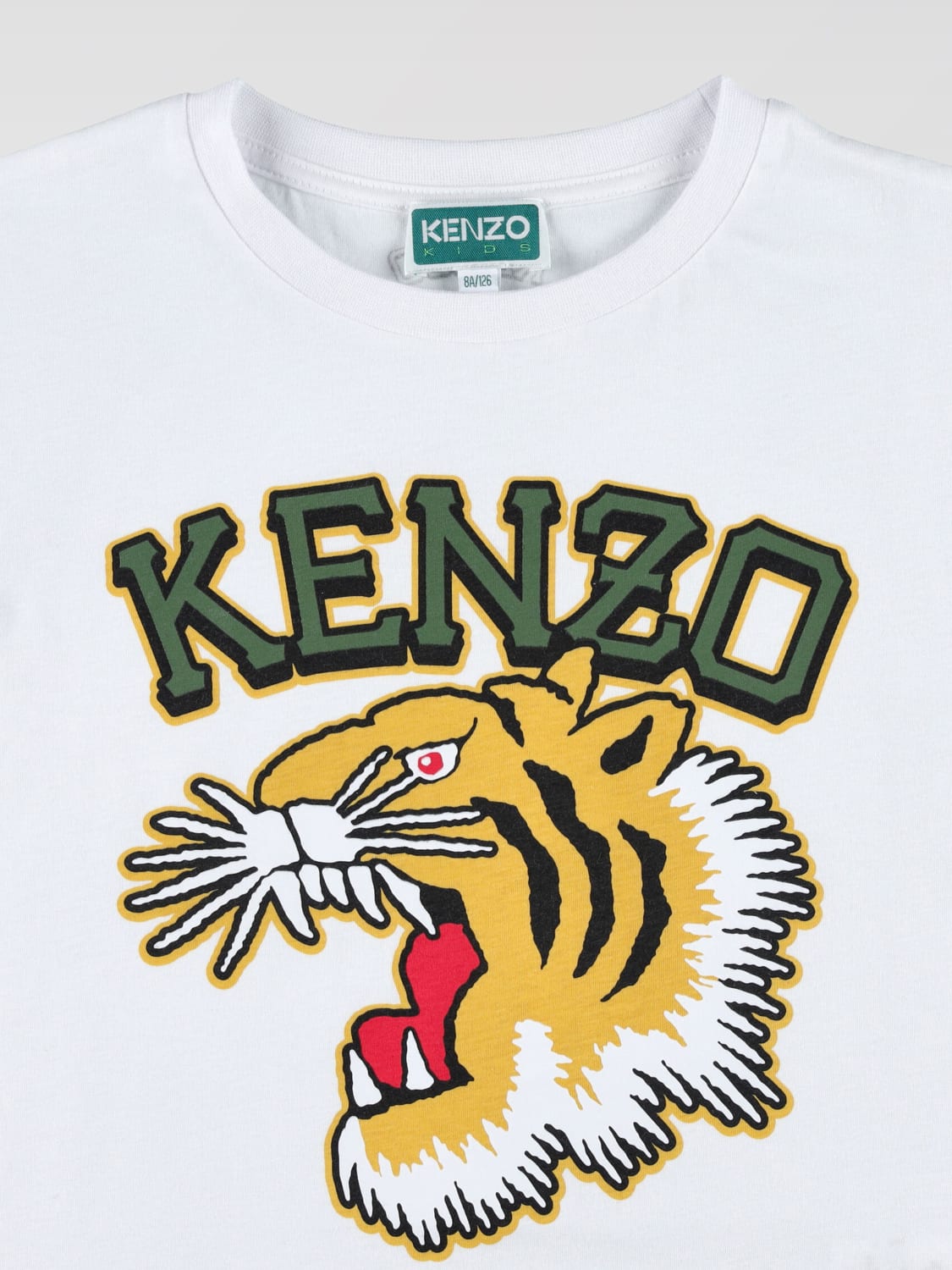 KENZO KIDS T-SHIRT: T-shirt kids Kenzo Kids, White - Img 3