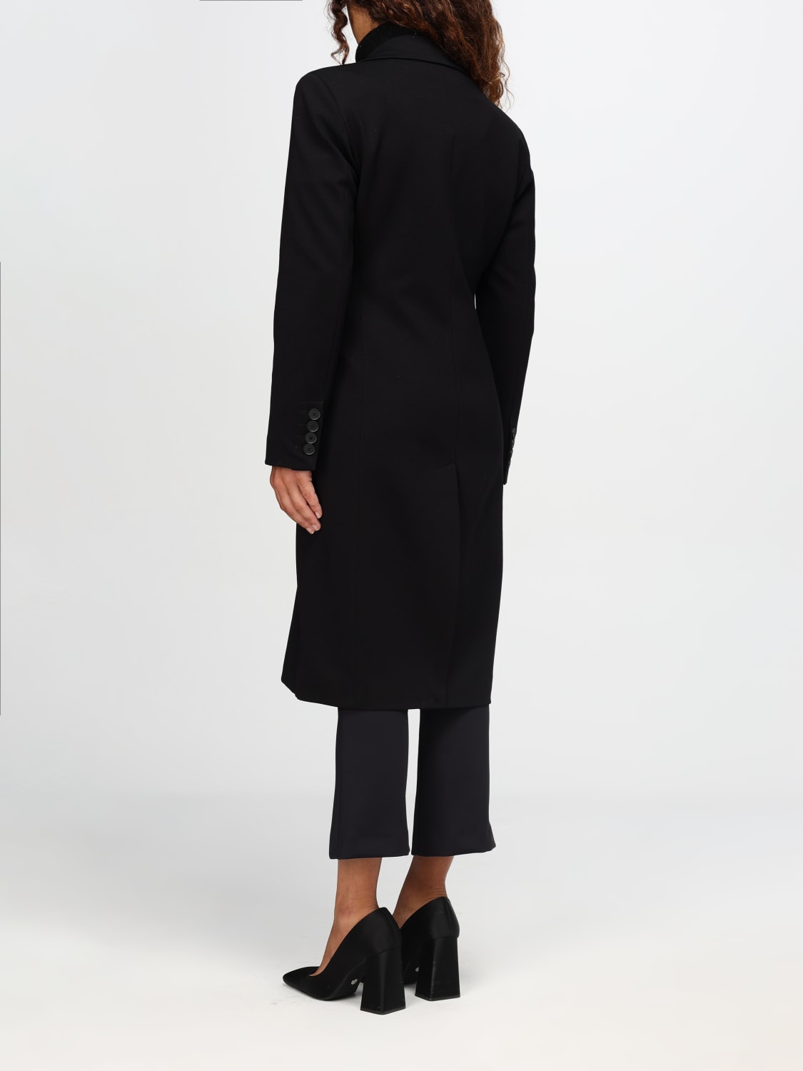 LIVIANA CONTI COAT: Coat woman Liviana Conti, Black - Img 2