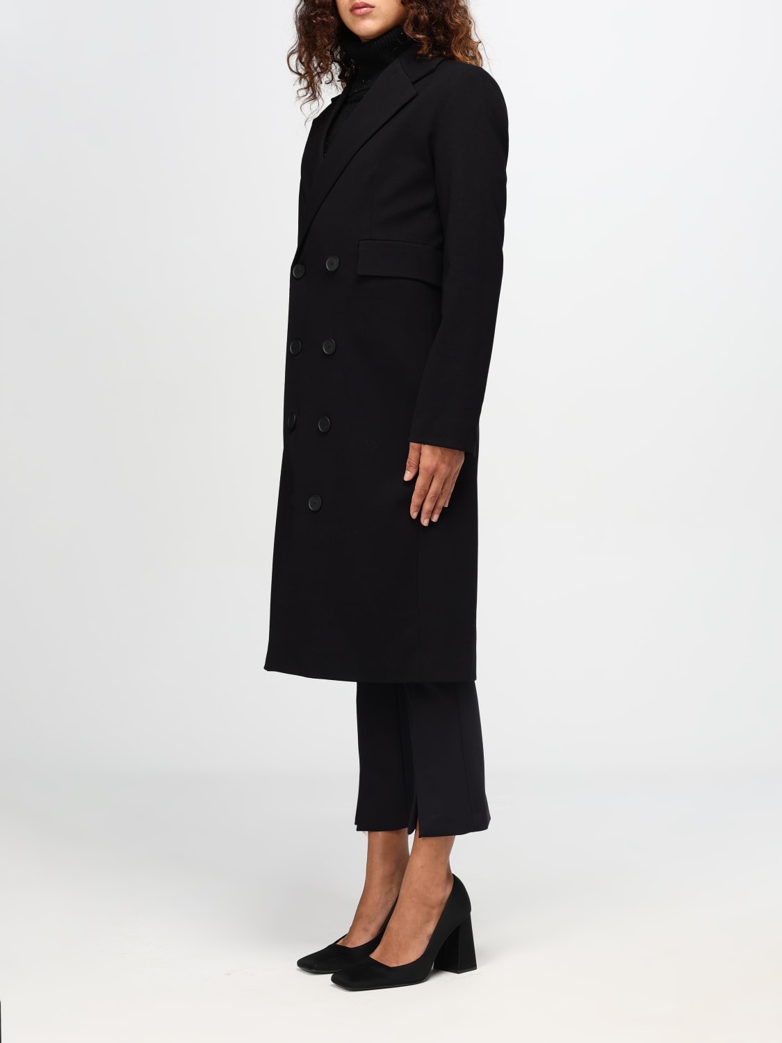 LIVIANA CONTI COAT: Coat woman Liviana Conti, Black - Img 3