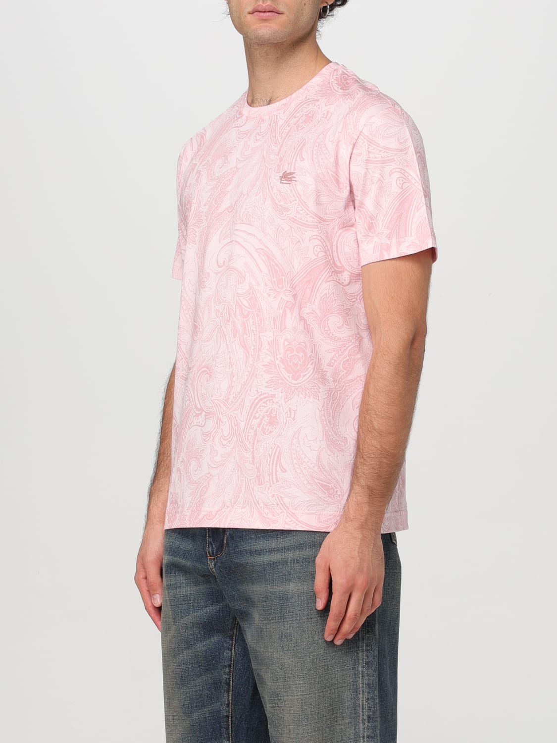 ETRO T-SHIRT: T-shirt men Etro, Pink - Img 4