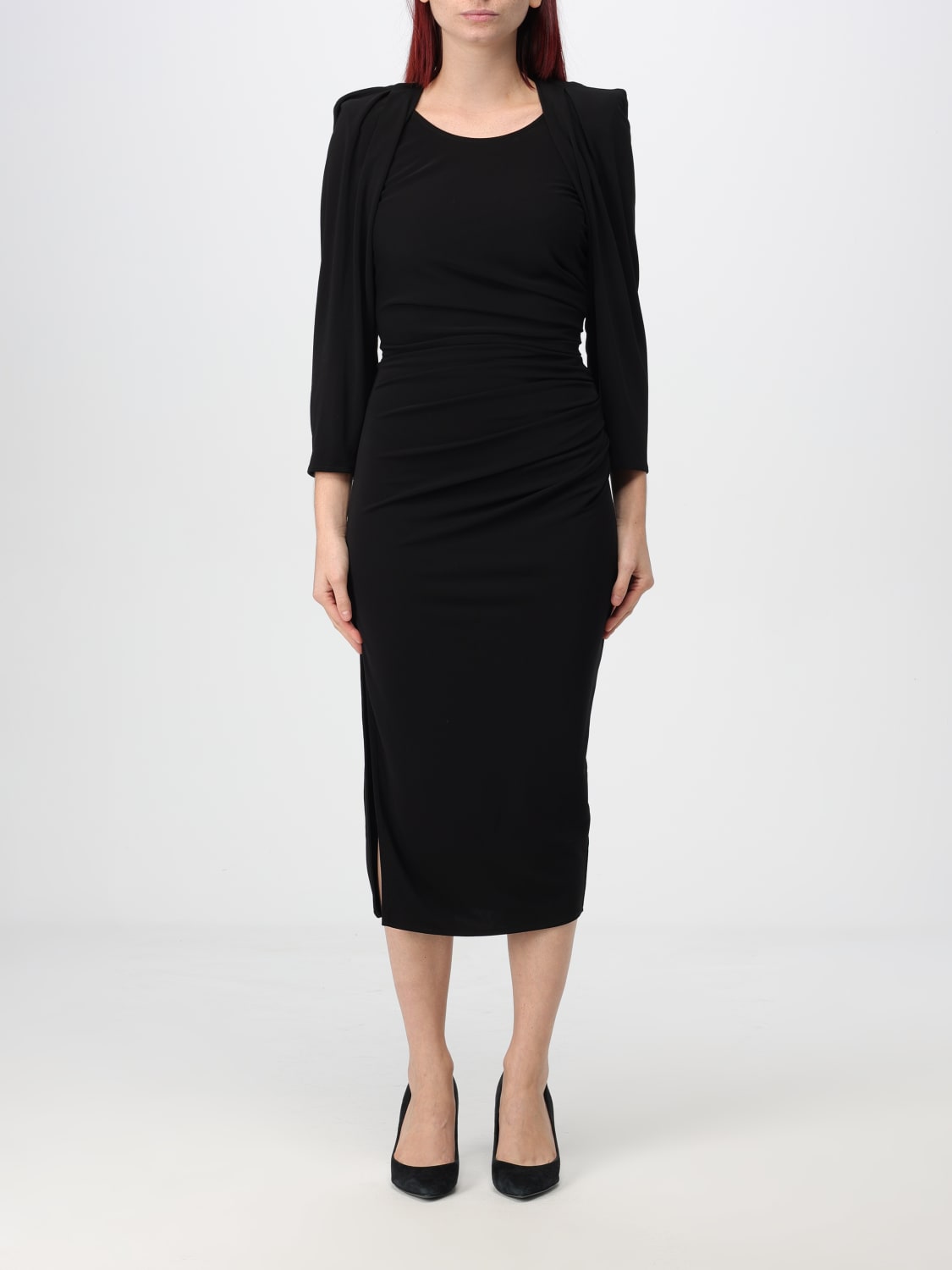 ELISABETTA FRANCHI DRESS: Dress woman Elisabetta Franchi, Black - Img 1