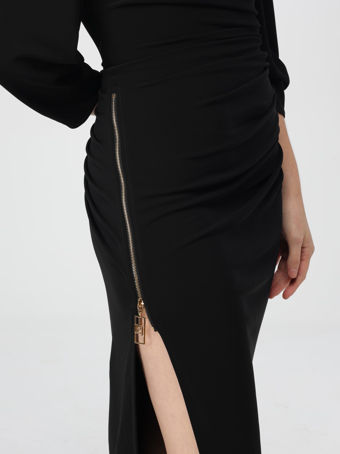 ELISABETTA FRANCHI DRESS: Dress woman Elisabetta Franchi, Black - Img 3