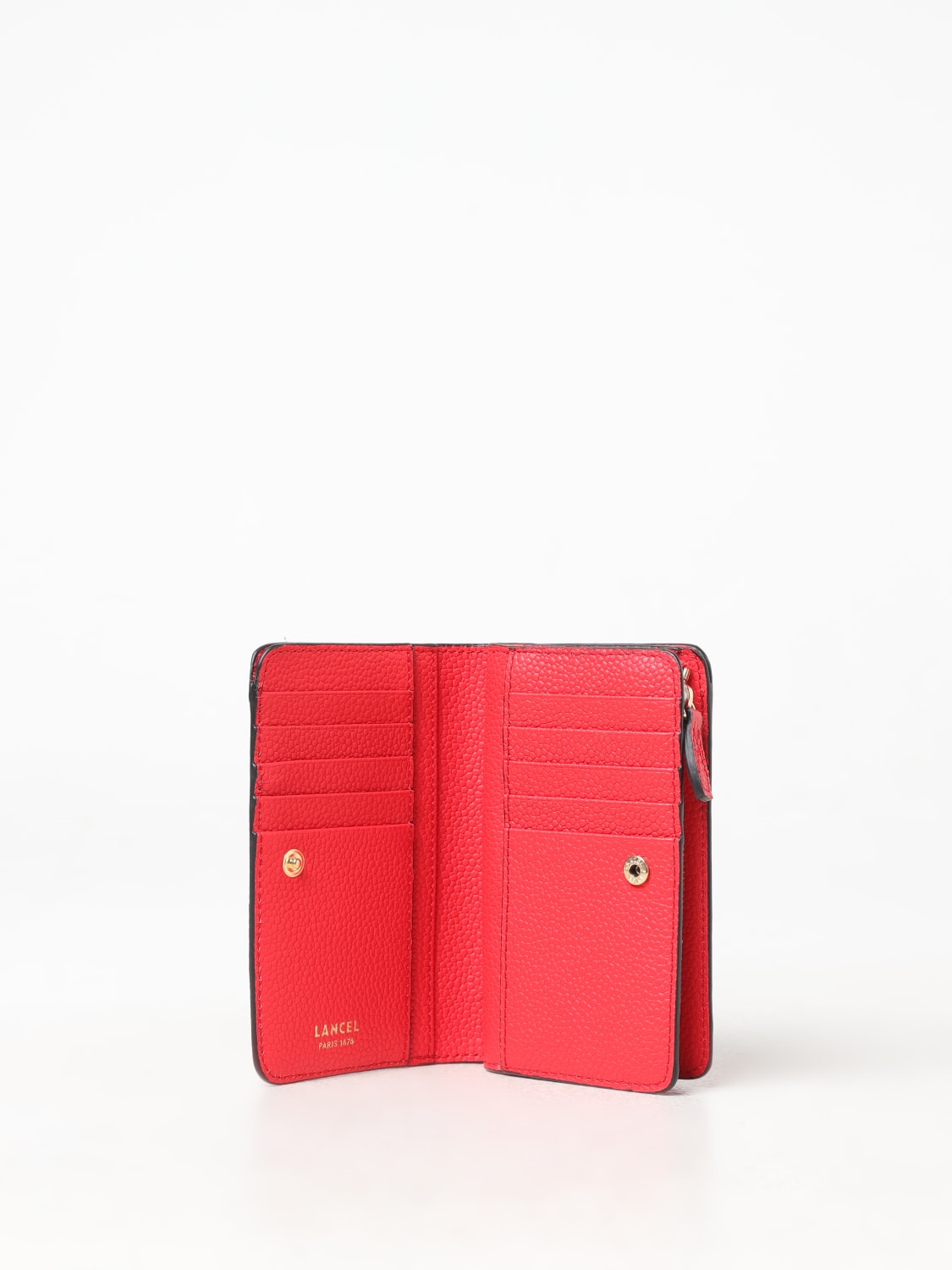 LANCEL WALLET: Wallet woman Lancel, Red - Img 2