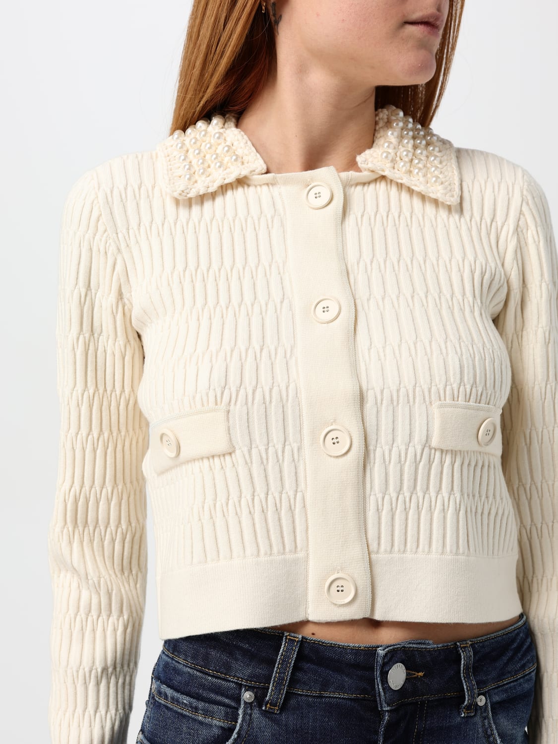 PINKO CARDIGAN: Blazer woman Pinko, White - Img 3