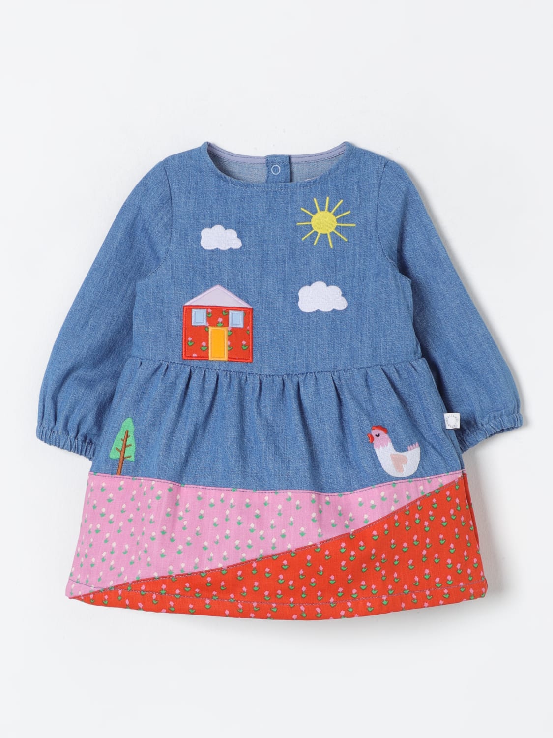 STELLA MCCARTNEY KIDS ROBE: Robe enfant Stella McCartney Kids, Denim - Img 1