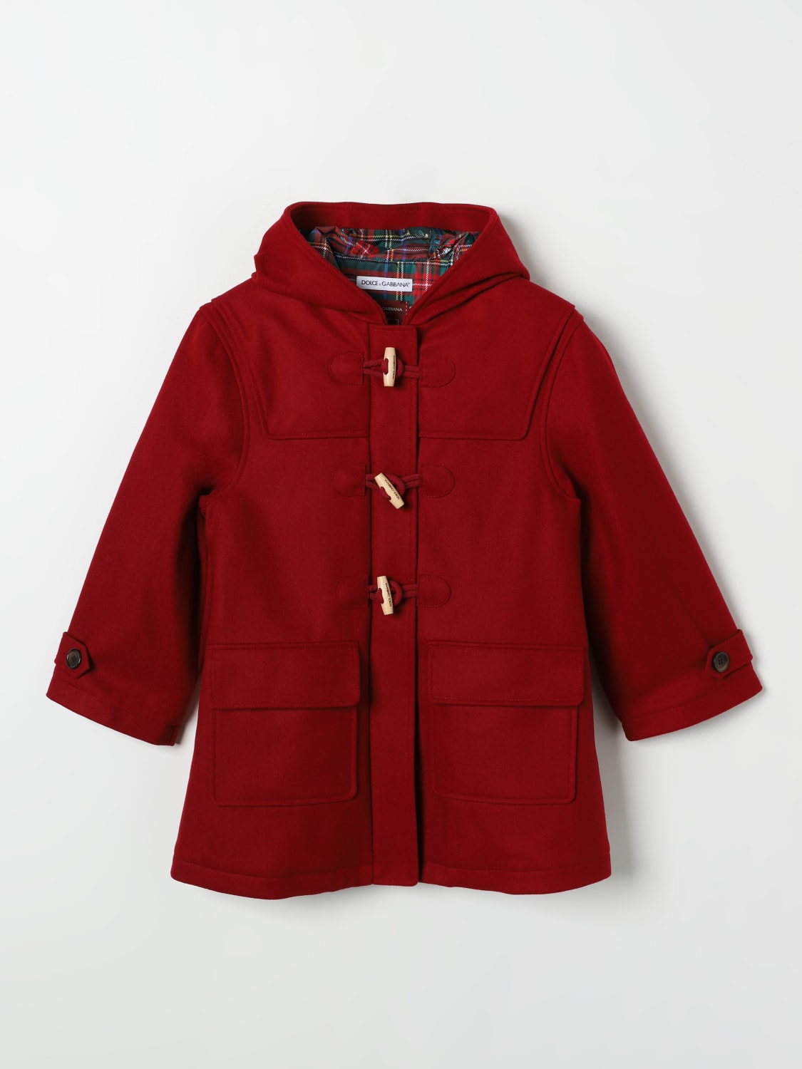 DOLCE & GABBANA COAT: Coat kids Dolce & Gabbana, Red - Img 1