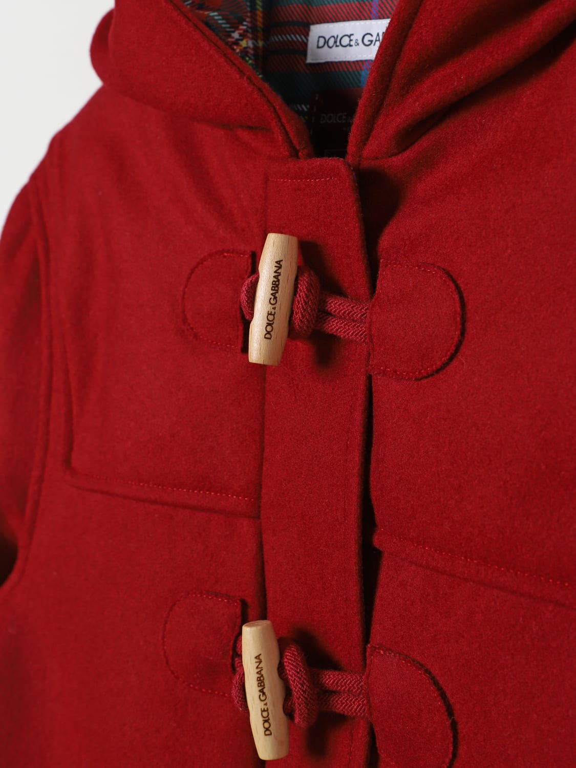 DOLCE & GABBANA COAT: Coat kids Dolce & Gabbana, Red - Img 3