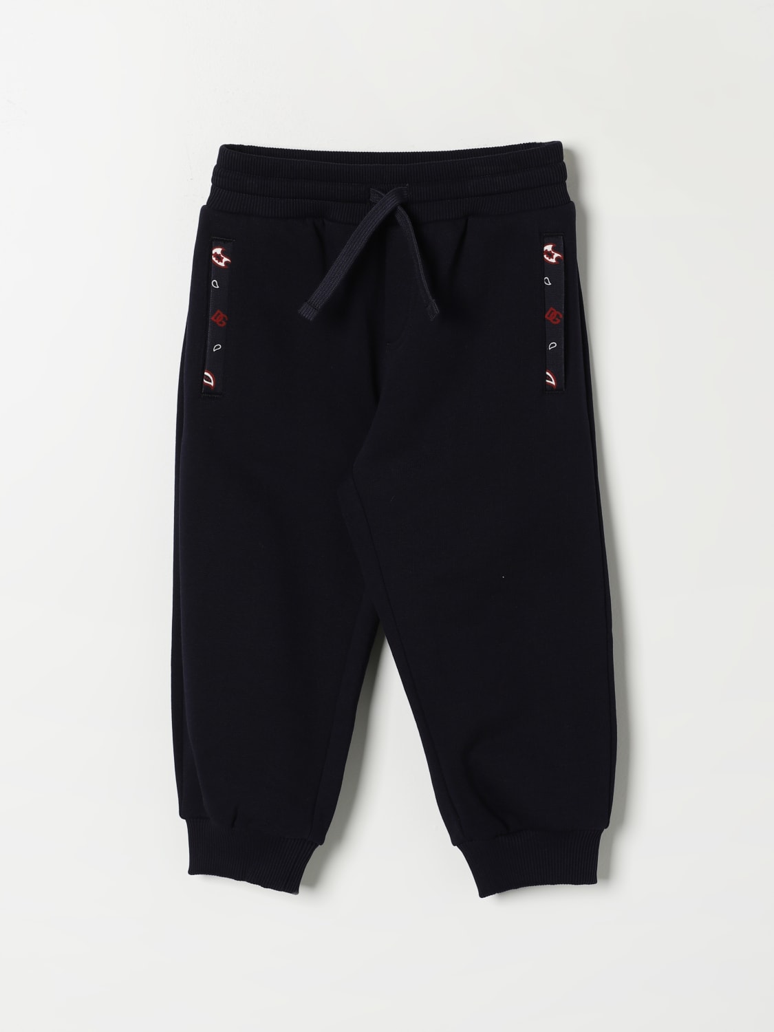 DOLCE & GABBANA PANTS: Pants kids Dolce & Gabbana, Blue - Img 1