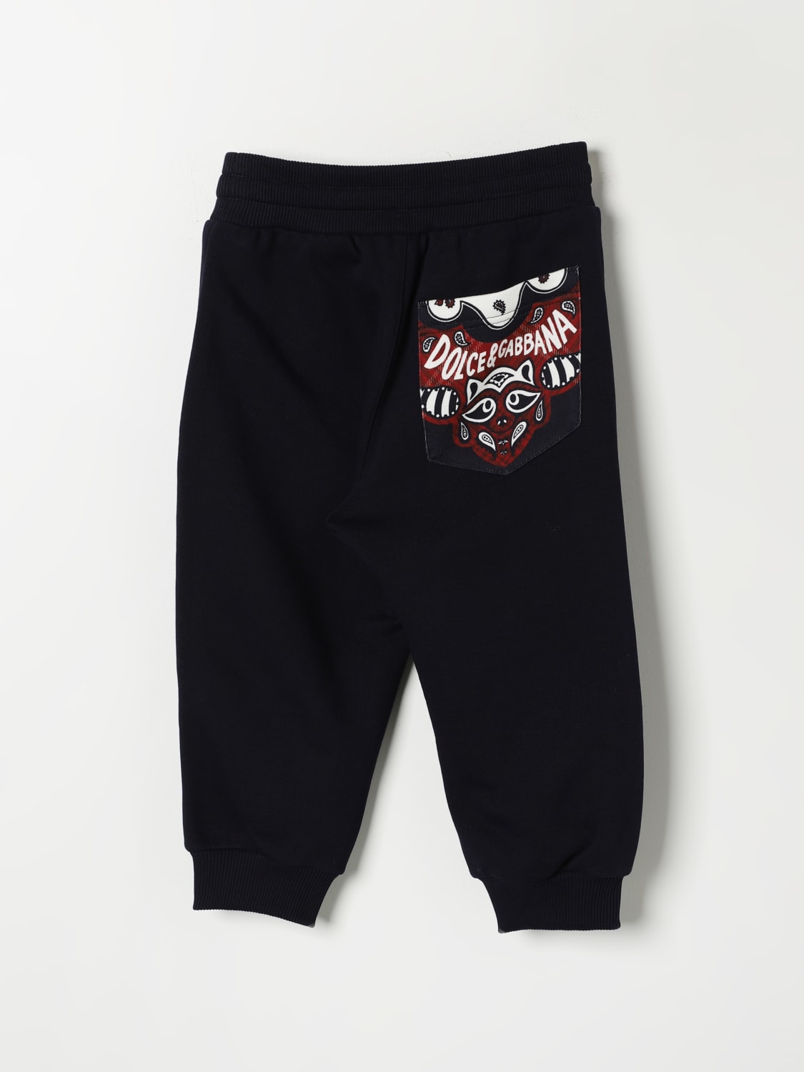 DOLCE & GABBANA PANTS: Pants kids Dolce & Gabbana, Blue - Img 2