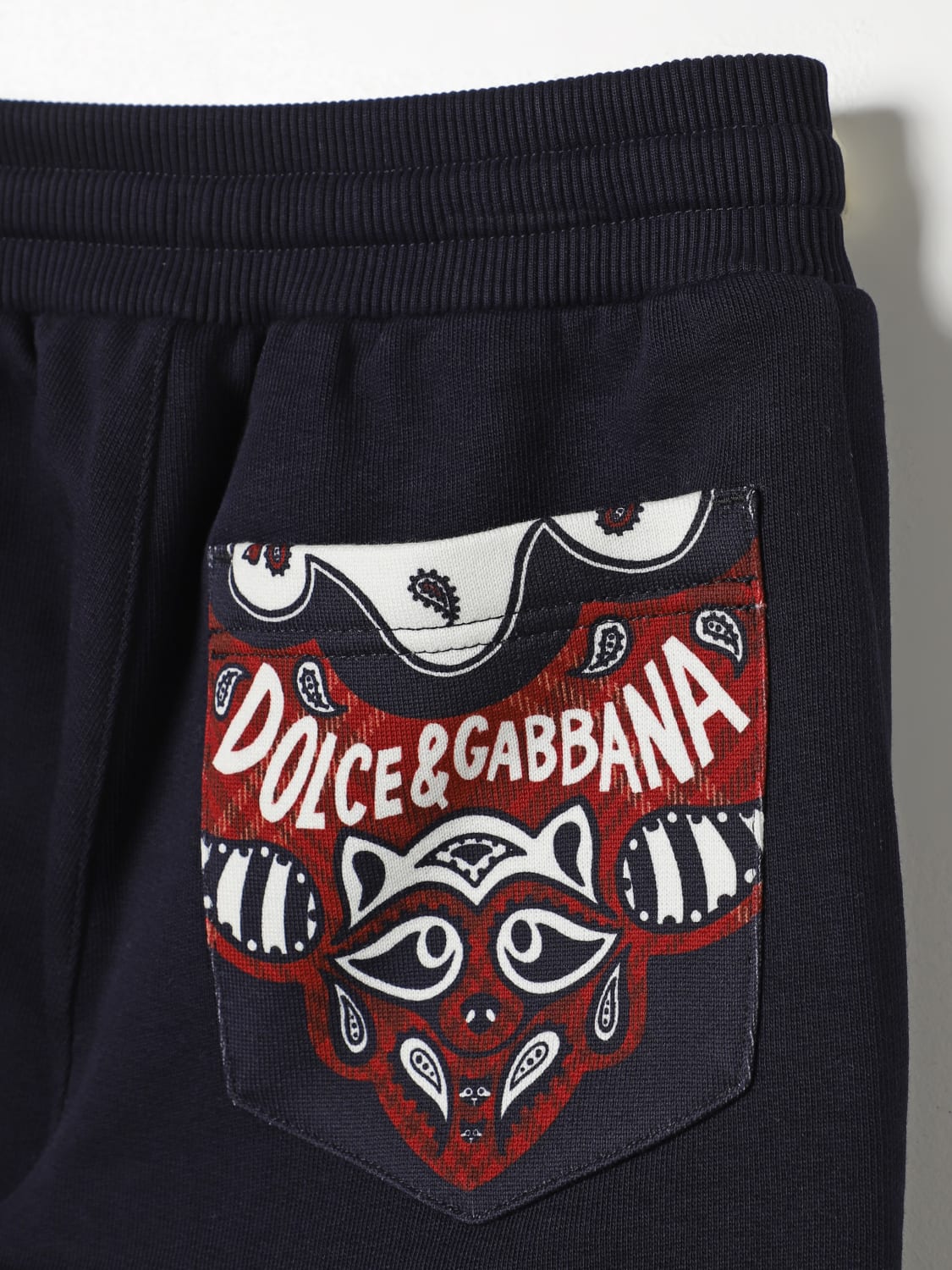 DOLCE & GABBANA PANTS: Pants kids Dolce & Gabbana, Blue - Img 3