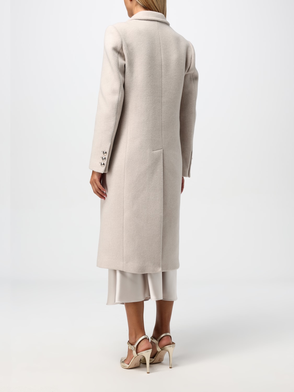 LIU JO COAT: Coat woman Liu Jo, Beige - Img 2