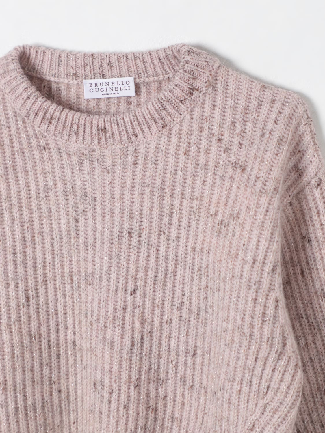 BRUNELLO CUCINELLI SWEATER: Sweater kids Brunello Cucinelli, Pink - Img 3