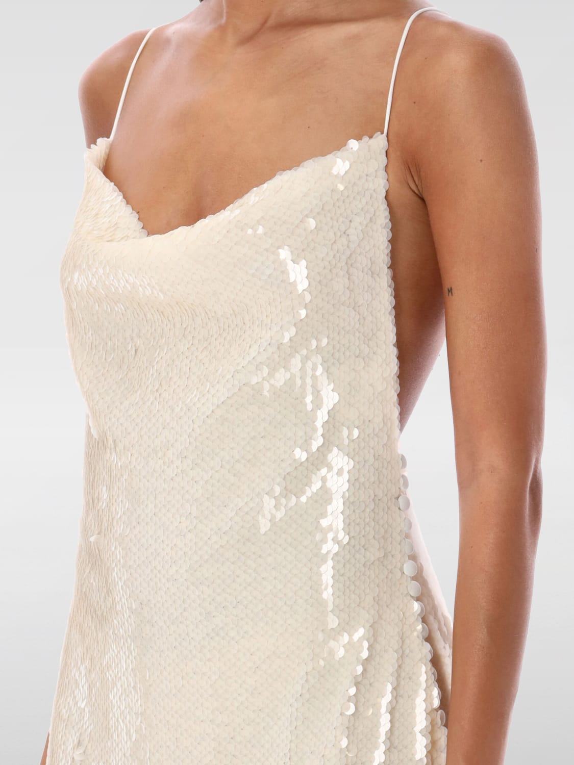 MAGDA BUTRYM ROBE: Robes femme Magda Butrym, Beige - Img 3