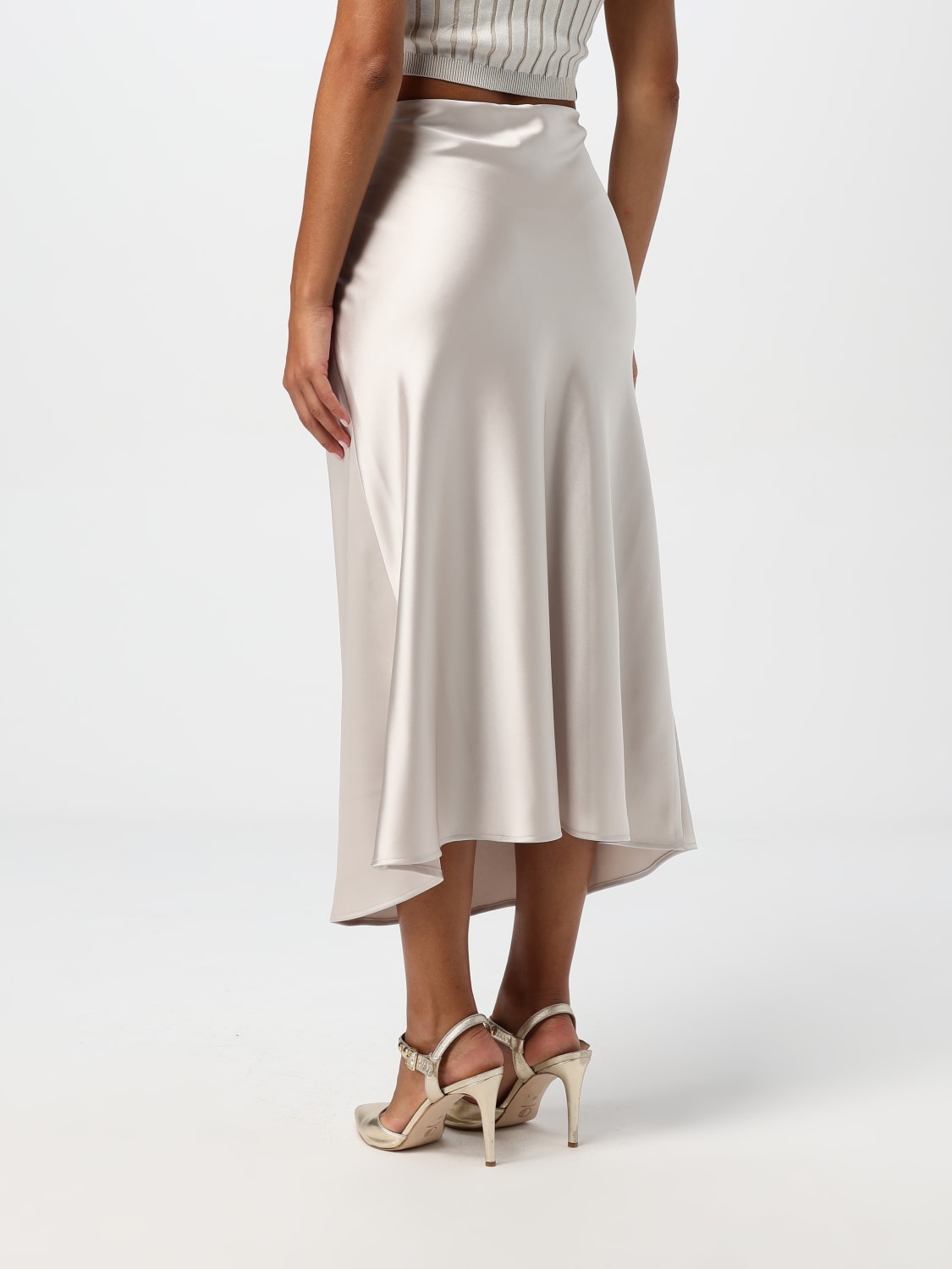 LIU JO SKIRT: Skirt woman Liu Jo, Beige - Img 2