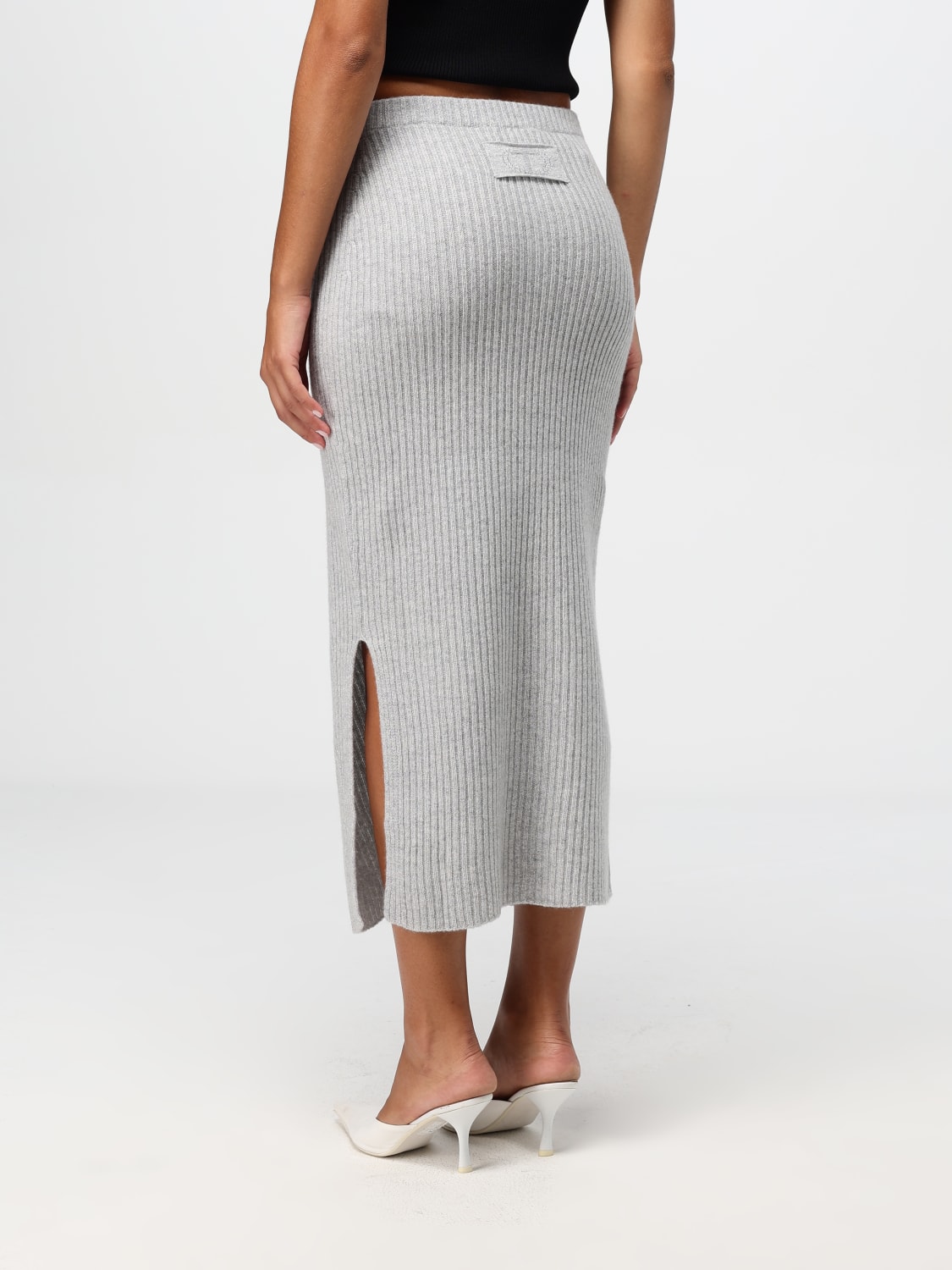 TWINSET FALDA: Falda mujer Twinset, Gris - Img 2